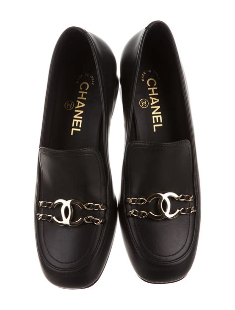 chanel loafers leather|chanel loafers for women.